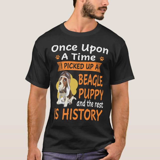 Camiseta 27 Una A Tiempo Beagle Puppy (Anverso)