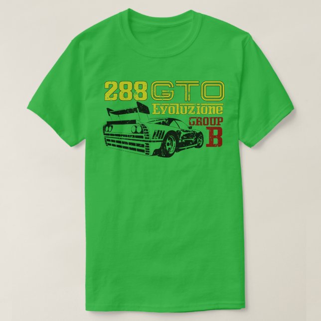 Camiseta 288 GTO Evoluzione (Diseño del anverso)