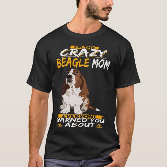 Camiseta 288 Soy la loca mamá Beagle (Anverso)