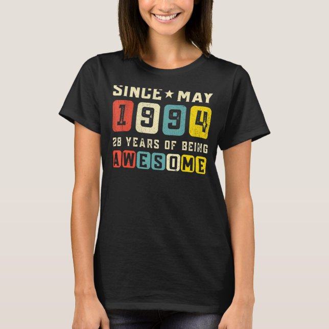 Camiseta 28.ª festividad desde mayo de 1994 (Anverso)