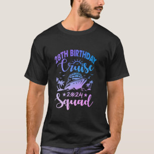 Camiseta 28.ª Fiesta de la brigada de cruceros de cumpleaño