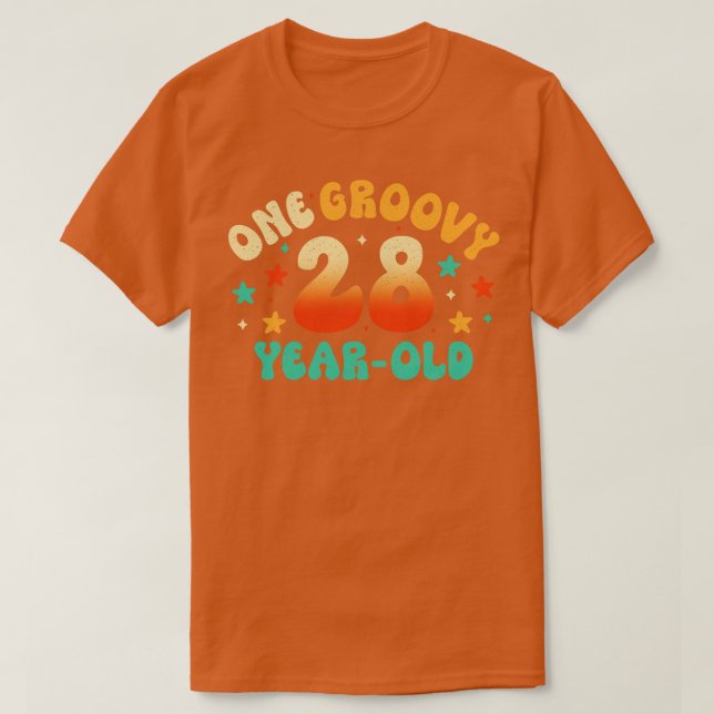 Camiseta 28.º cumpleaños (Diseño del anverso)