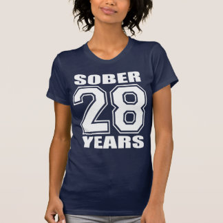 Camiseta 28 AÑOS calman blanco en oscuridad
