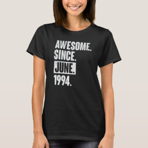 Camiseta 28 años de edad 28º cumpleaños impresionante desde