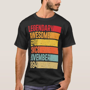 Camiseta 28 años de edad legendaria épica impresionante des