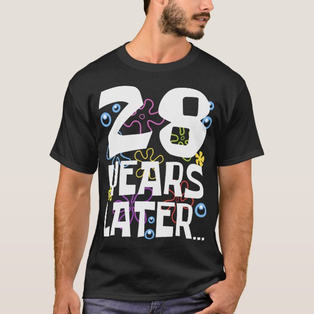 Camiseta 28 Años Después De Los Regalos De Cumpleaños De 28 (Anverso)