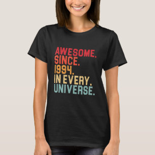 Camiseta 28 Años Increíble 1994 En Cada Universo 28 Años