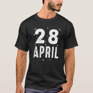Camiseta 28 de abril Aniversario Fiesta Ocasiones especiale