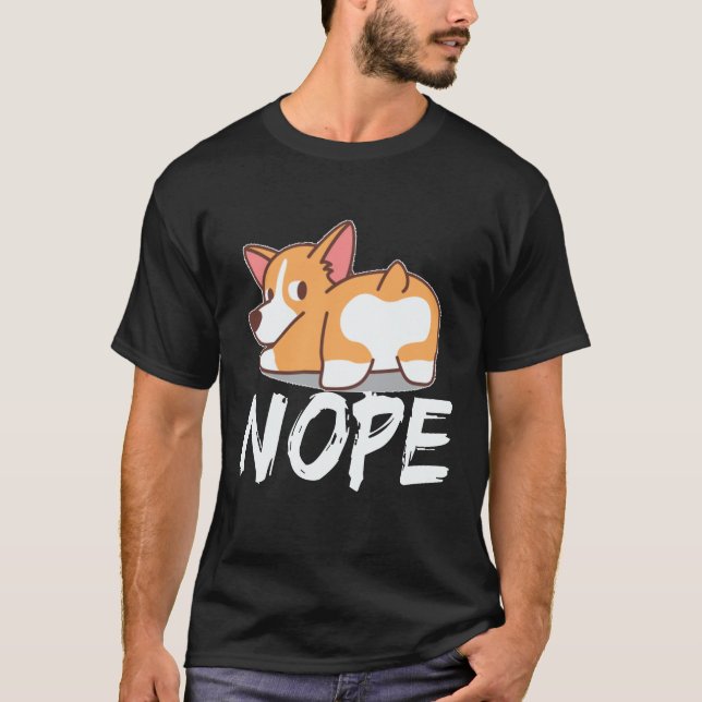 Camiseta 28 Nope - Corgi (Anverso)