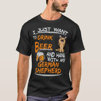 Camiseta 28 Solo Quiero Beber Cerveza Y Pasar Tiempo Con Mi