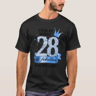 Camiseta 28 y Fabuloso Grupo Fiesta Blanco Azul Candid Phot