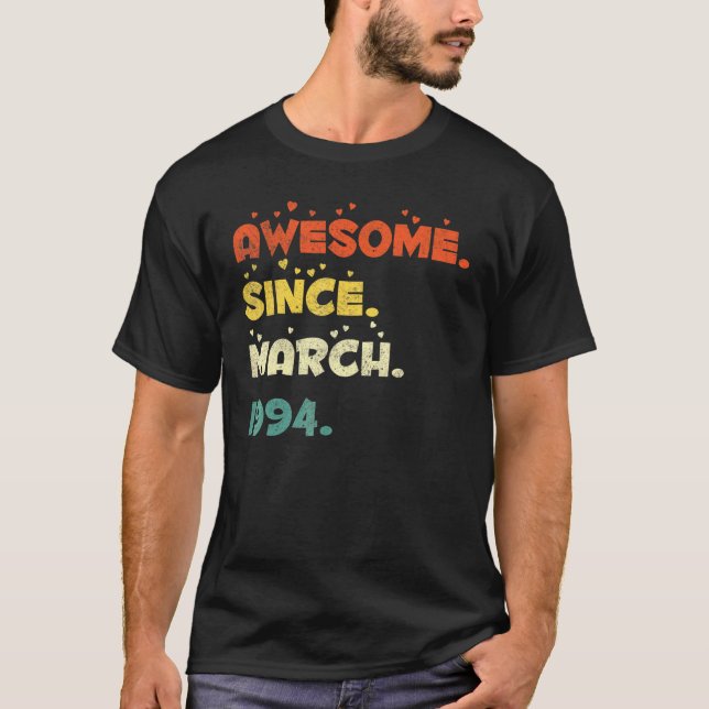 Camiseta 28 Year Old March 1994 (Anverso)