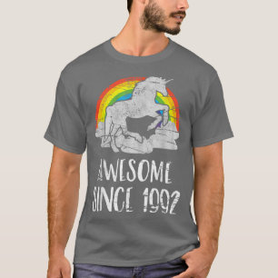 Camiseta 29º cumpleaños, unicornio vintage, Awesome desde 1