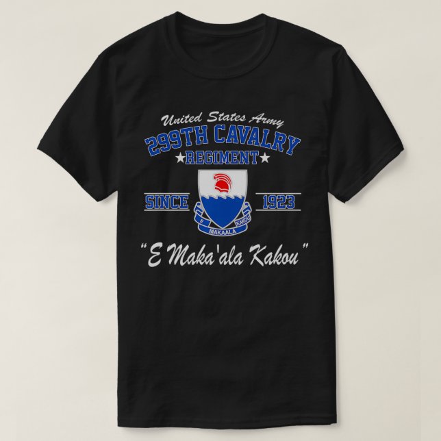 Camiseta 299.ª Prima del Regimiento de Caballería (Diseño del anverso)