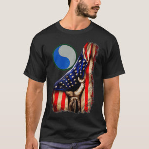 Camiseta 29.ª División de Infantería American Flag Zip