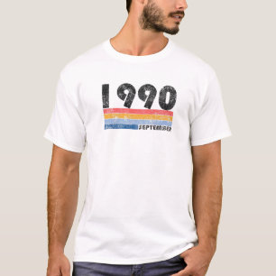 Camiseta 29.º Regalo De Cumpleaños Retro Nacido En Septiemb