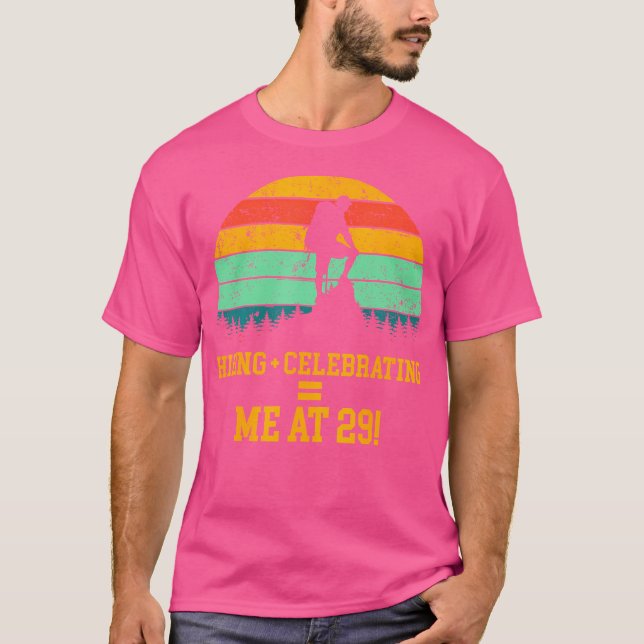 Camiseta 29.º Senderismo Al Aire Libre De Veintinueve Años (Anverso)