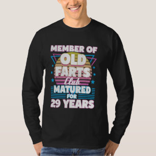 Camiseta 29 años de edad Farts Club Funny 29th Birthday Men