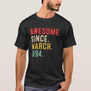 Camiseta 29 años de edad increíble desde marzo de 1994 29º 