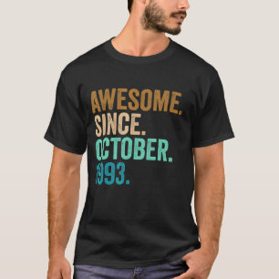 Camiseta 29 años de edad increíble desde octubre de 1993 29