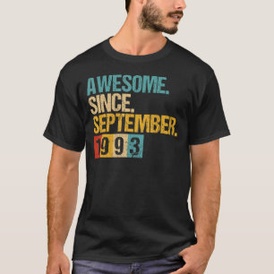 Camiseta 29 años de edad increíble desde septiembre de 1993