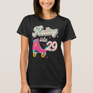 Camiseta 29 años de patinaje sobre patines de natalidad en 