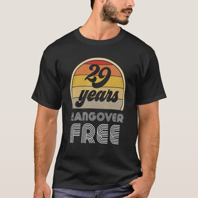 Camiseta 29 años de sobrias felicitaciones Recuperación Lim (Anverso)