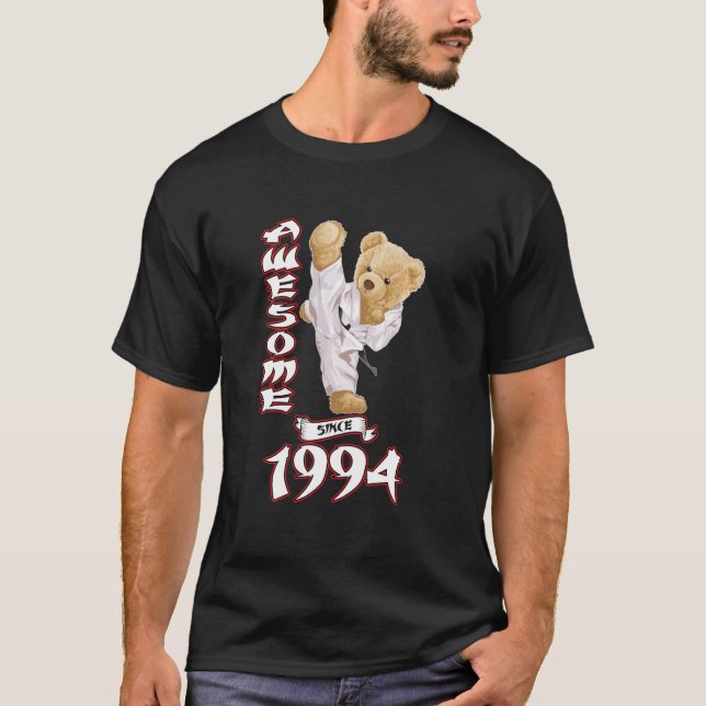 Camiseta 29 Años Hombres Mujeres 1994 Impresionante Karate  (Anverso)