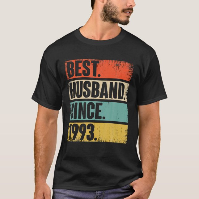 Camiseta 29 Bodas Aniversario Regalo Por El Mejor Esposo Si (Anverso)