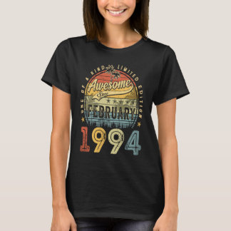 Camiseta 29° cumpleaños increíble desde febrero de 1994 29