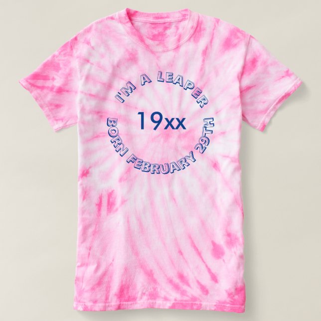 Camiseta - 29 de febrero para hombre (Diseño del anverso)