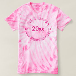 Camiseta - 29 de febrero para mujer