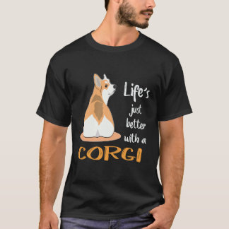 Camiseta 29 La vida es mejor con un Corgi