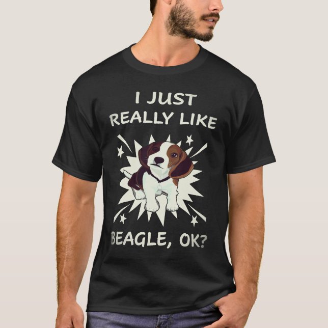 Camiseta 29 Me gusta mucho Beagle (Anverso)