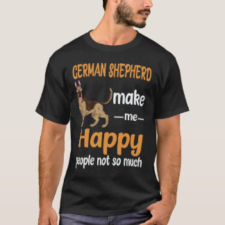 Camiseta 29 Pastores Alemanes Me Hacen Feliz Gente No Tanto