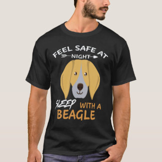 Camiseta 29 Siéntete Seguro Por La Noche Duerme Con Un Beag