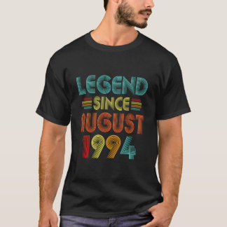 Camiseta 29Th Legend Since August 1994 29 Yrs Old