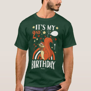 Camiseta 2.ª ardilla de cumpleaños