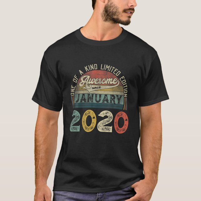 Camiseta 2.ª Decoración De Cumpleaños Enero 2020 Hombres Mu (Anverso)