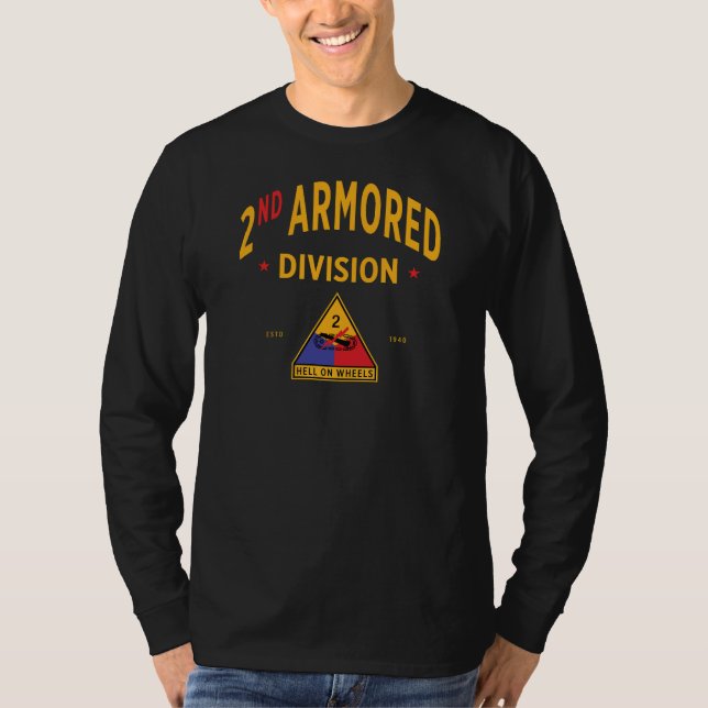 Camiseta 2.ª División Acorazada - "Infierno en Ruedas" (Anverso)