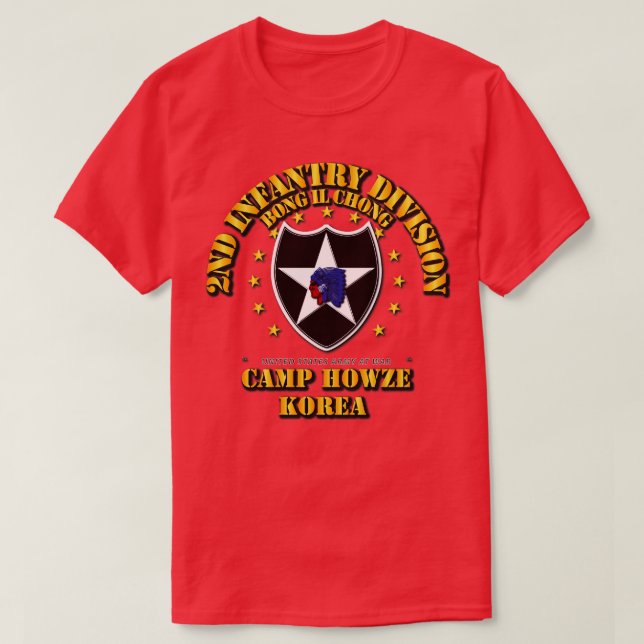 Camiseta 2.ª División de Infantería Campamento Howze (Diseño del anverso)