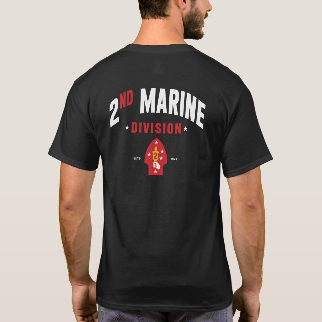 Camiseta 2.ª División Marina "El segundo silencioso" Person (Reverso)