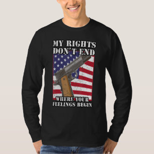 Camiseta 2.ª Enmienda a los derechos de las pistolas pro ar