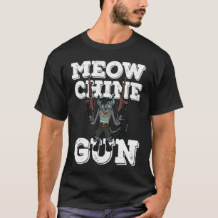 Camiseta 2.ª enmienda Patriótico Pro Gato Rifle Ki