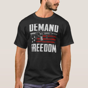 Camiseta 2.ª enmienda Pro Gun AR15 Bandera de Estados Unido