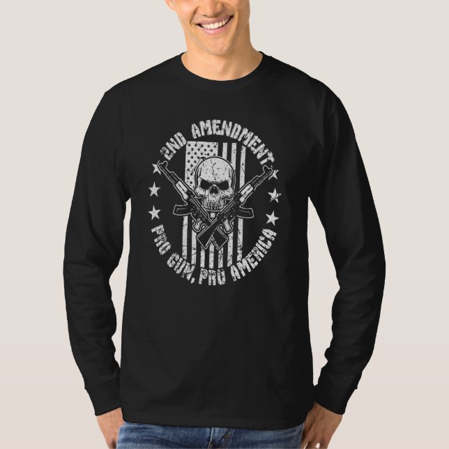 Camiseta 2.ª Enmienda Pro Gun Pro America Usa Pro Guns & F (Anverso)