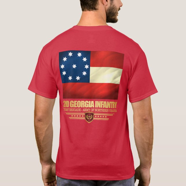 Camiseta 2.ª Infantería de Georgia (Reverso)