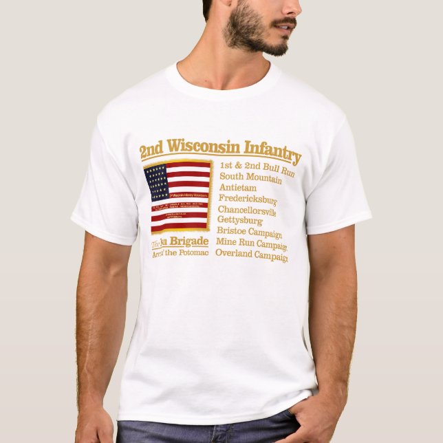 Camiseta 2.ª Infantería de Wisconsin (BH) (Anverso)