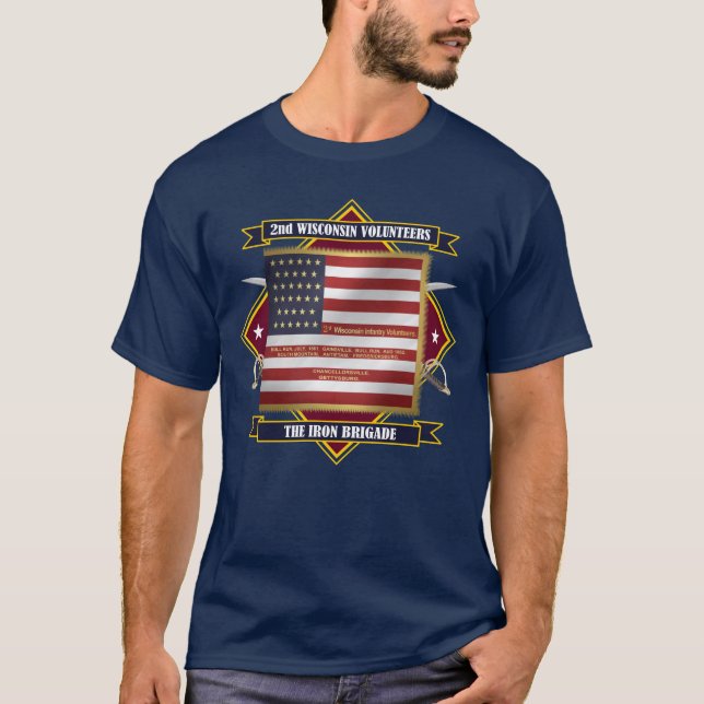 Camiseta 2.ª Infantería Voluntaria de Wisconsin (Anverso)