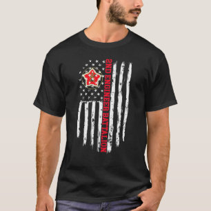 Camiseta 2.ª Ingeniera Batallón Bandera Americana Premium